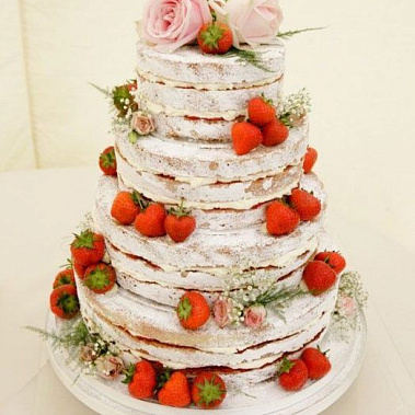 Торт клубничные розы купить - раменское.сладкоежкин.рф