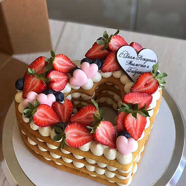 Торт «Сердце» купить - раменское.сладкоежкин.рф