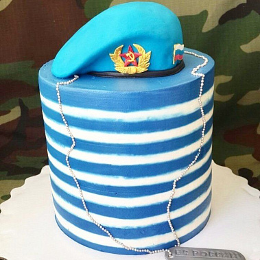 Торт "ВДВ Тельняшка" купить - раменское.сладкоежкин.рф