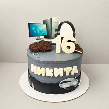 Торт "Компьютер" купить - раменское.сладкоежкин.рф