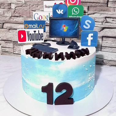 Торт "Соц-сети" купить - раменское.сладкоежкин.рф
