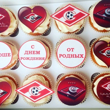 Капкейки "Спартак" купить - раменское.сладкоежкин.рф