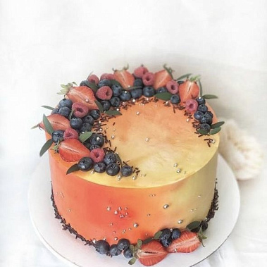 Торт «Закат» купить - раменское.сладкоежкин.рф