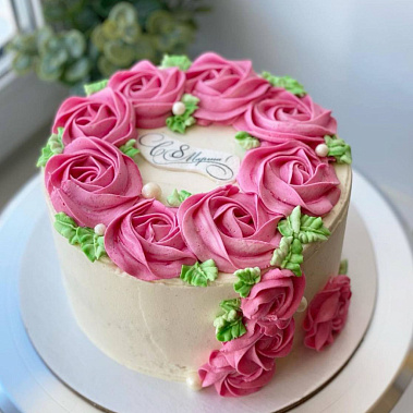 "Розовый венок" купить - раменское.сладкоежкин.рф